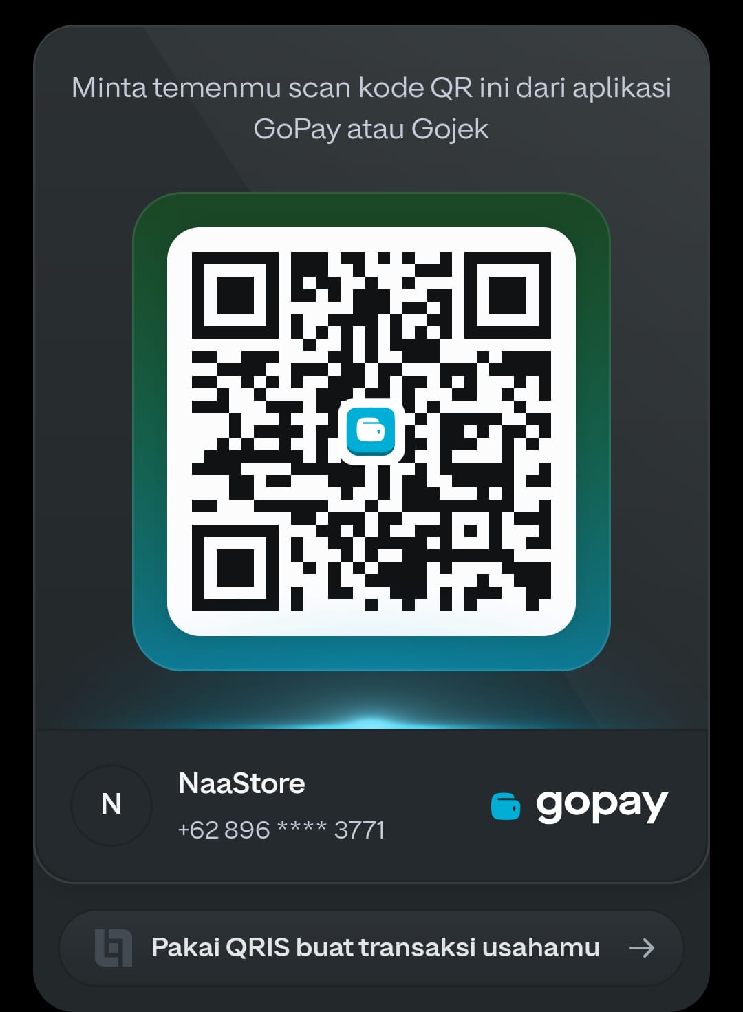 Gopay QR